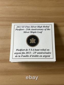 2013 Piedfort Canada $5 Maple Leaf High Relief Coin 25th Anniv. NGC PF70UCAM