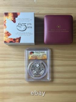 2013 Piedfort Canada $5 Maple Leaf High Relief Coin 25th Anniv. PCGS PR70DCAM