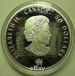 2013 Proof $50 5 oz. 9999 silver Shannon Chesapeake War 1812 Canada fifty