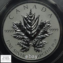 2013 REVERSE PROOF Canadian Silver Maple Leaf Anniversary 5-Coin Set ANACS PR 69
