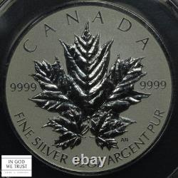 2013 REVERSE PROOF Canadian Silver Maple Leaf Anniversary 5-Coin Set ANACS PR 69