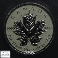 2013 REVERSE PROOF Canadian Silver Maple Leaf Anniversary 5-Coin Set ANACS PR 69
