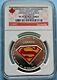 2013 SUPERMAN S-SHIELD SILVER COIN 75th ANNV CANADA $20 COLORIZED PF70 UC withBOX