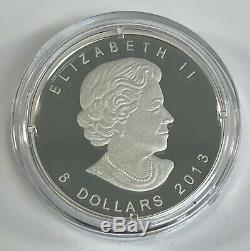 2013 Set of (9) Canada 1.5 oz Proof Polar Bear Silver Coin $8 with Box & COA (OGP)
