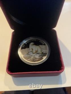 2014 $20 ICONIC POLAR BEAR 99.99% Pure Silver 31.39 Grams no. 5506 Mintage/8500