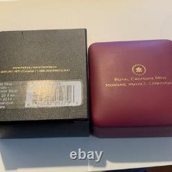 2014 $20 ICONIC POLAR BEAR 99.99% Pure Silver 31.39 Grams no. 5506 Mintage/8500