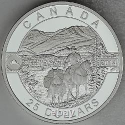 2014 $25 Cowboy in the Canadian Rockies 1 Oz Pure Silver Proof Coin'O Canada' 4