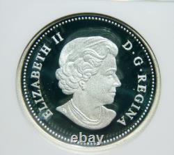 2014 CANADA $20 MAJESTIC MAPLE LEAVES WithJADE NGC PF 70 ULTRA CAMEO FR (POP=1)