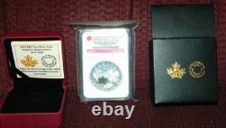 2014 CANADA $20 MAJESTIC MAPLE LEAVES WithJADE NGC PF 70 ULTRA CAMEO FR (POP=1)