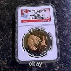 2014 CANADA $20 WISDOM BEAVER GILT PF 69 ULTRA EARLY RELEASE 1 oz. 9999 Silver