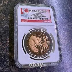 2014 CANADA $20 WISDOM BEAVER GILT PF 69 ULTRA EARLY RELEASE 1 oz. 9999 Silver