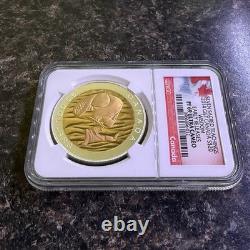 2014 CANADA $20 WISDOM BEAVER GILT PF 69 ULTRA EARLY RELEASE 1 oz. 9999 Silver
