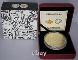 2014 CANADA $30 PURE SILVER PROOF CANADIAN CONTEMPORARY ART 2 Oz. Coin