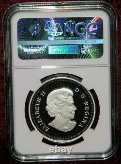 2014 CANADA $5 NORTHERN CROWN BANK LION SILVER COIN WithBOX NGC PF 70 ULTRA CAMEO