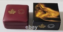 2014 CANADA Northern Lights Howling Wolf $20 Fine Silver Coin