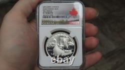 2014 Canada 15 Dollars 9999 Silver Vikings Matte NGC PF70 Exploring Canada