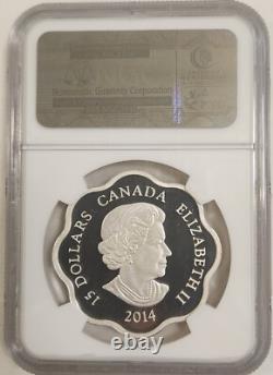 2014 Canada $15 Scallop Year of the Horse Proof Silver Coin NGC PF70 UC ER