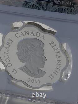 2014 Canada $15 Scallop Year of the Horse Proof Silver Coin NGC PF70 ULTRA CAMEO