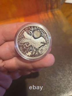 2014 Canada $15 Silver Cranes of Happiness Proof Hologram Crane 1oz Coin