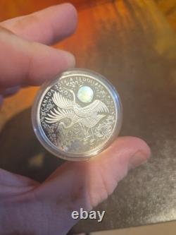 2014 Canada $15 Silver Cranes of Happiness Proof Hologram Crane 1oz Coin