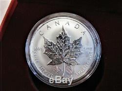 2014 Canada 1oz Silver Chinese Lunar Double Horse Privy Maple Leaf
