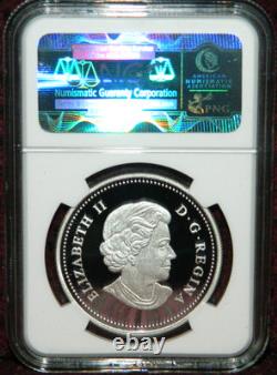 2014 Canada $20 Algonquin River Rapids Colored Silver Ngc Pf 70 Ultra Cameo Er