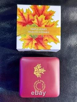 2014 Canada $20 Maple Leaves Glow-in-the-Dark 1 oz. Silver Proof 2930 of 7500