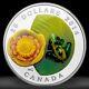 2014 Canada $20 Murano Venetian Glass Frog on Lily pad 1oz Silver Proof Coin