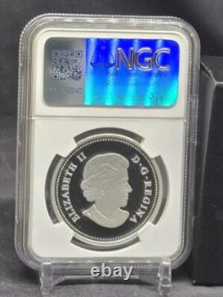 2014 Canada $20 River Rapids Ngc Pf70 Uc. 999 Silver Coin