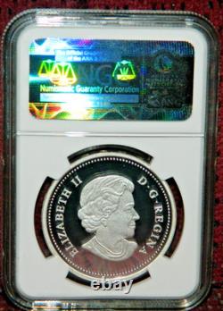 2014 Canada $20 The Bison A Family At Rest Silver Coin Pf70 Ultra Cameo Er+ogp