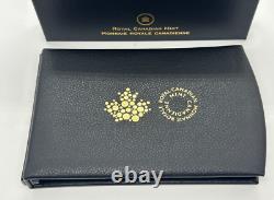 2014 Canada. 9999 7-Coin Fine Silver Proof Set with Gold Plated Dollar 100th Ann