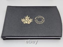 2014 Canada Fine Silver Proof Coin Set Gold Plated Dollar Canadian Royal Mint