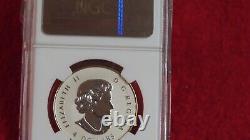 2014 Canada S$4 Gilt Silver Maple Leaf Reverse Proof NGC PF 69