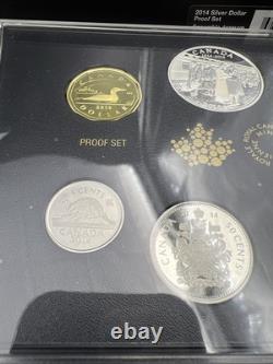 2014 Canada WW1 100th Anniversary Silver Dollar Proof Set with Box & COA