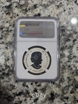 2014 Canadian Maple Leaf $4 Gilt Reverse Proof NGC PF69 Early Releases Rare