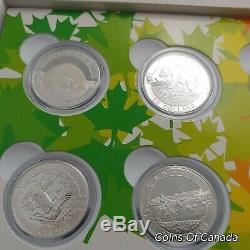 2014 O Canada Set 2 $10 Face Each- 10 Coin Silver Proof Full Set #coinsofcanada