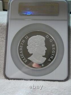 2015 10oz Canada S$100 Albert Einstein PF 70 Ultra Cameo Silver Coin
