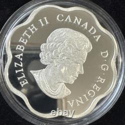2015 $20 Canada Goose Master of the Sky 99.99% Pure Silver Scalloped Shape Proof
