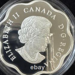 2015 $20 Canada Goose Master of the Sky 99.99% Pure Silver Scalloped Shape Proof