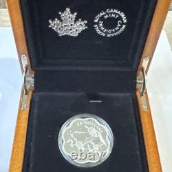 2015 $20 Canada Goose Master of the Sky 99.99% Pure Silver Scalloped Shape Proof