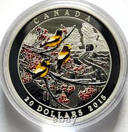 2015-2017 Canada Weather Phenomenon 1 oz $20 4-Coin Colorized Silver Proof Set