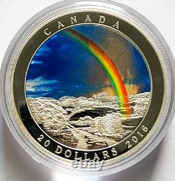 2015-2017 Canada Weather Phenomenon 1 oz $20 4-Coin Colorized Silver Proof Set