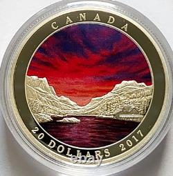 2015-2017 Canada Weather Phenomenon 1 oz $20 4-Coin Colorized Silver Proof Set