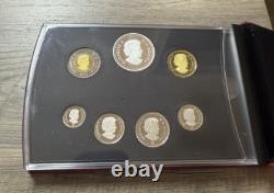 2015 50th Anniversary of Canada Flag Royal Mint Silver Dollar Proof Set COA Case