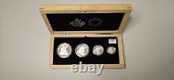 2015 Bald Eagle Fractional Proof 9999 Silver 4 Coin Set $2, $3, $4, $5 Coa