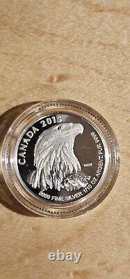 2015 Bald Eagle Fractional Proof 9999 Silver 4 Coin Set $2, $3, $4, $5 Coa