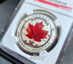 2015 CANADA MAPLE LEAF S$5 1oz SILVER REVERSE PROOF NGC PF70 EARLY RELEASE #397