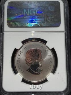 2015 CANADA Winnipeg Jets NHL 1/2 oz NGC PF 69 REVERSE PROOF Silver $10 Coin