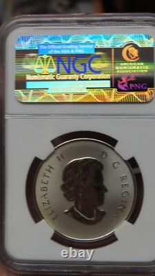 2015 CANADA Winnipeg Jets NHL 1/2 oz NGC PF 69 REVERSE PROOF Silver $10 Coin