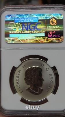 2015 CANADA Winnipeg Jets NHL 1/2 oz NGC PF 69 REVERSE PROOF Silver $10 Coin